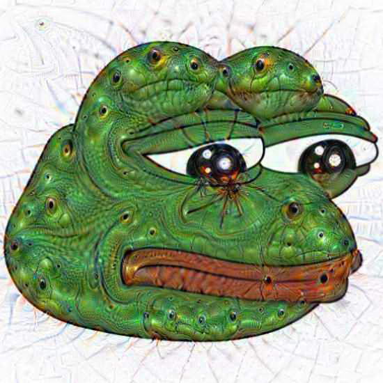 Pepe The Frog Deep Dream