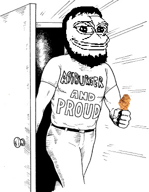 Pepe The Frog Assburger and proud