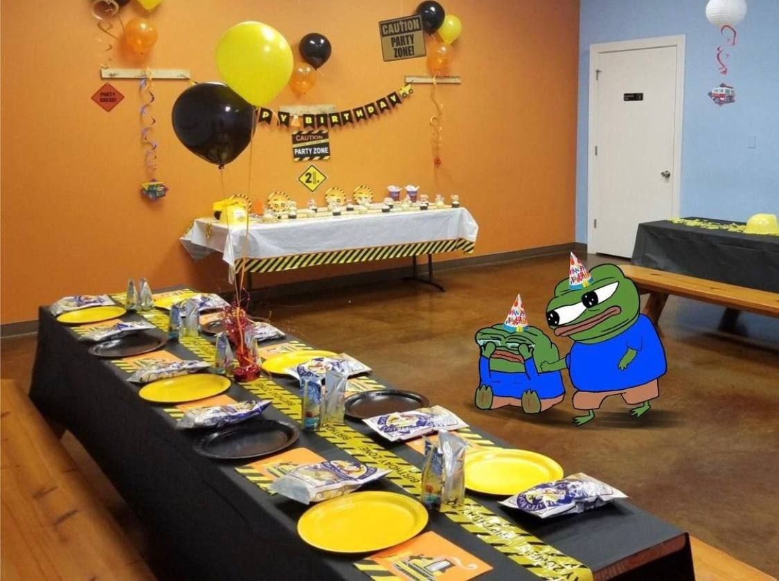 Sad Birthday Party Pepe - Pepe The Frog