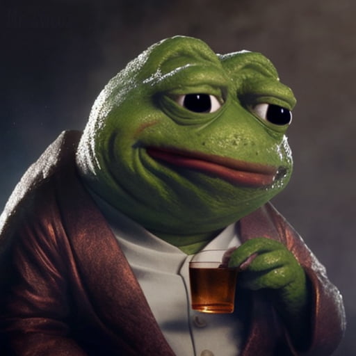 Pepe The Frog Sad 3D Pepe