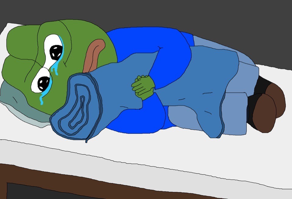 Crying Pepe - Pepe The Frog