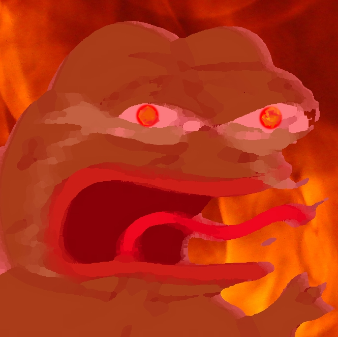 Pepe The Frog Fire