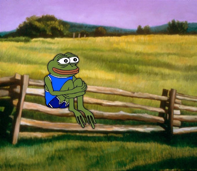 Pepe The Frog Countryside