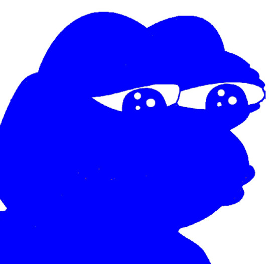 Aesthetic Blue - Pepe The Frog
