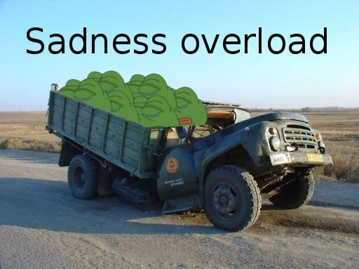 Sadness overload - Pepe The Frog