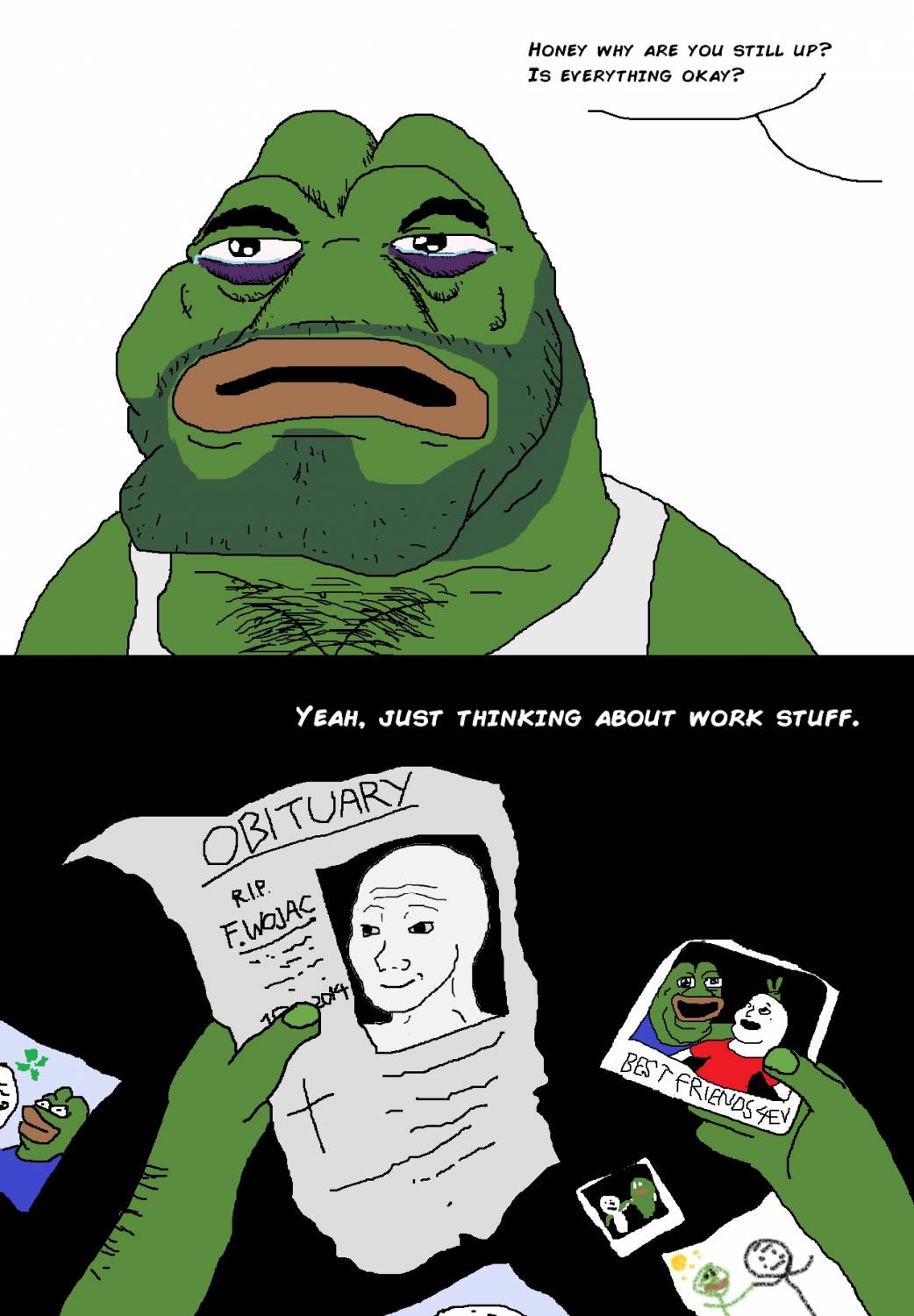 Best friends - Pepe The Frog