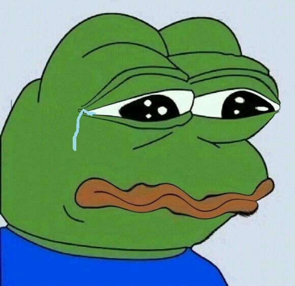 Lip Quiver Crying - Pepe The Frog