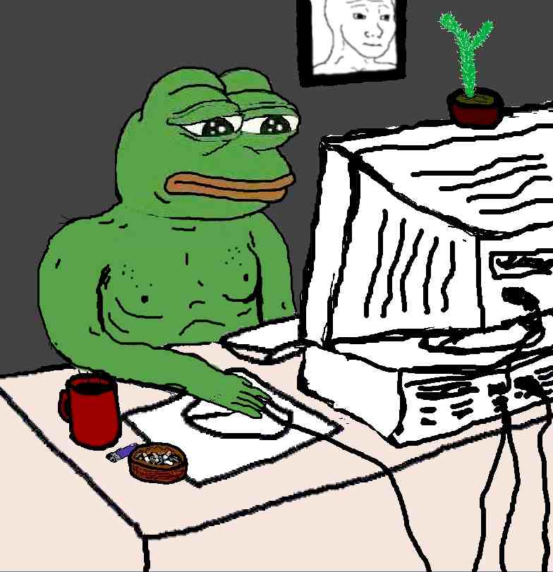 Lonely Pepe - Pepe The Frog