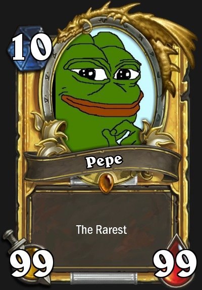 Pepe The Frog The Rarest Legendary Card