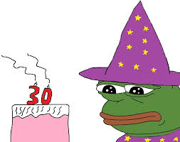 Pepe The Frog 30 year wizard