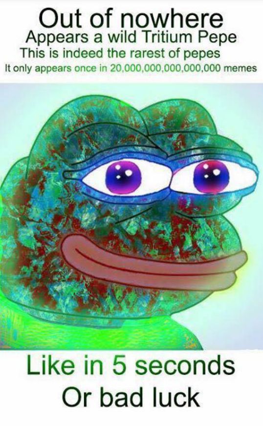 Pepe The Frog Tritium Pepe