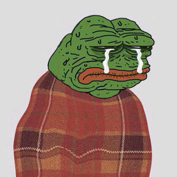 Pepe The Frog Old and crying