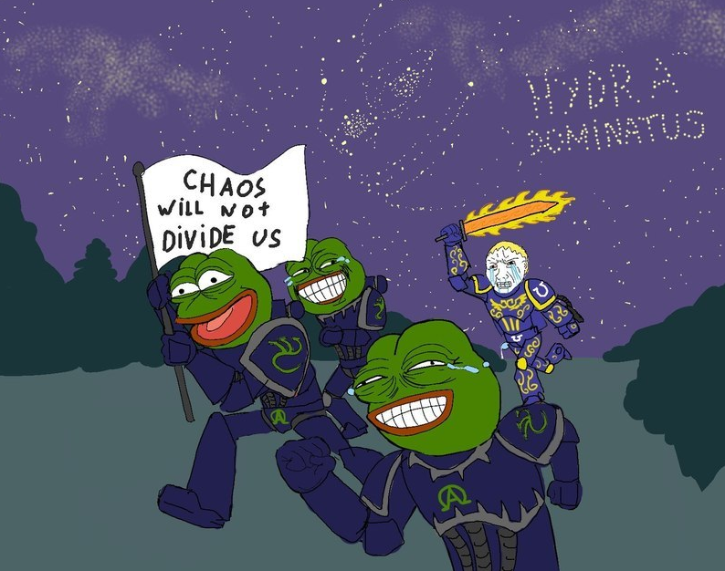 Pepe The Frog Chaos will not divide us - Hydra dominatus