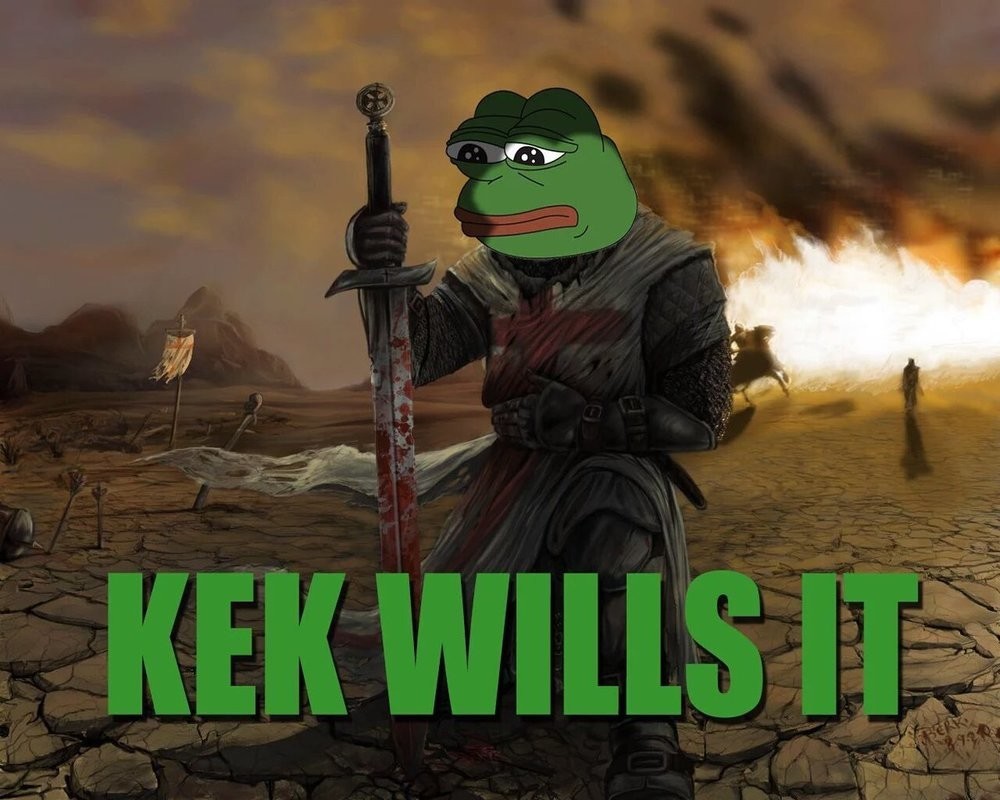 Pepe The Frog Kek wills it