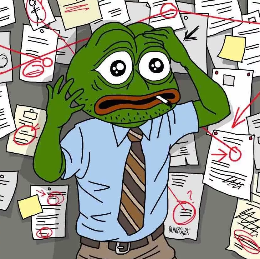 Pepe The Frog Pepe Charlie Day conspiracy board