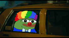 Pepe Joker Car GIF - Pepe The Frog