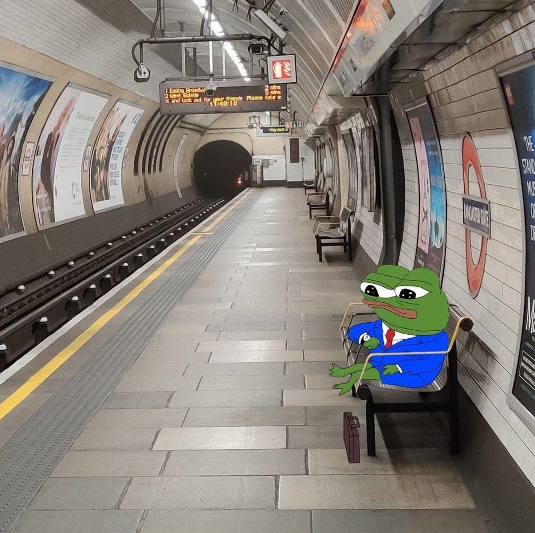 Pepe Subway Night - Pepe The Frog