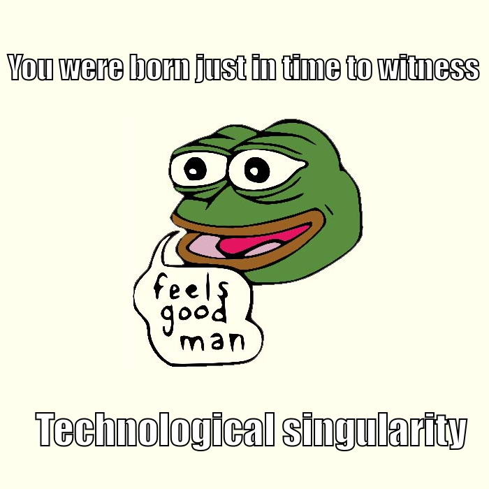 Technological singularity - Pepe The Frog