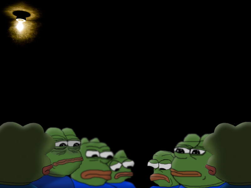 Dark room - Pepe The Frog