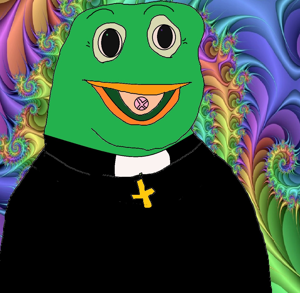 Pepe The Frog Acid Priest