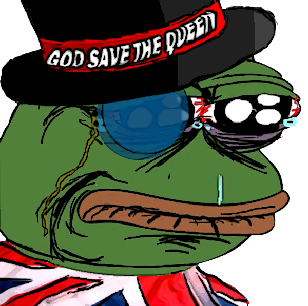 Pepe The Frog God Save The Queen