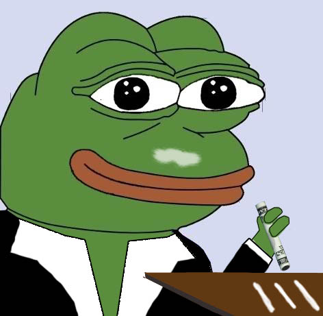 Pepe The Frog Cocaine