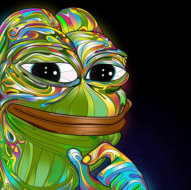 psychedelic pepe gif - Pepe The Frog