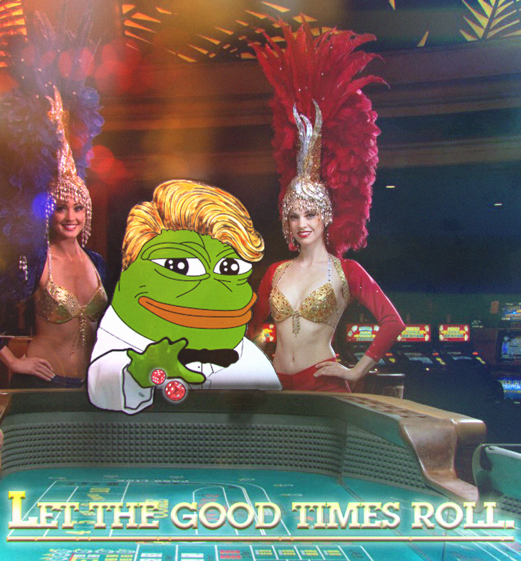 Pepe The Frog Let the good times roll