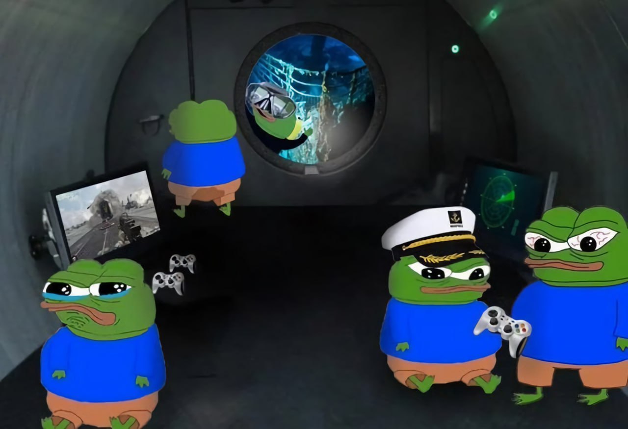 Titan sub Pepes - Pepe The Frog
