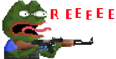 Reee Pepe With Kalashnikov GIF - Pepe The Frog
