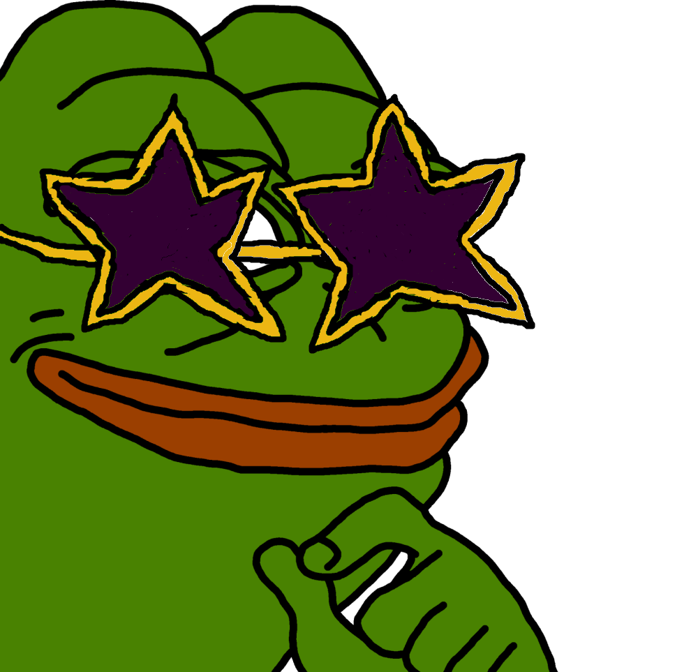 Pepe The Frog Star Glasses