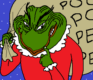 Smug Grinch - Pepe The Frog