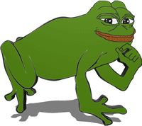 Pepe The Frog Jumping gif