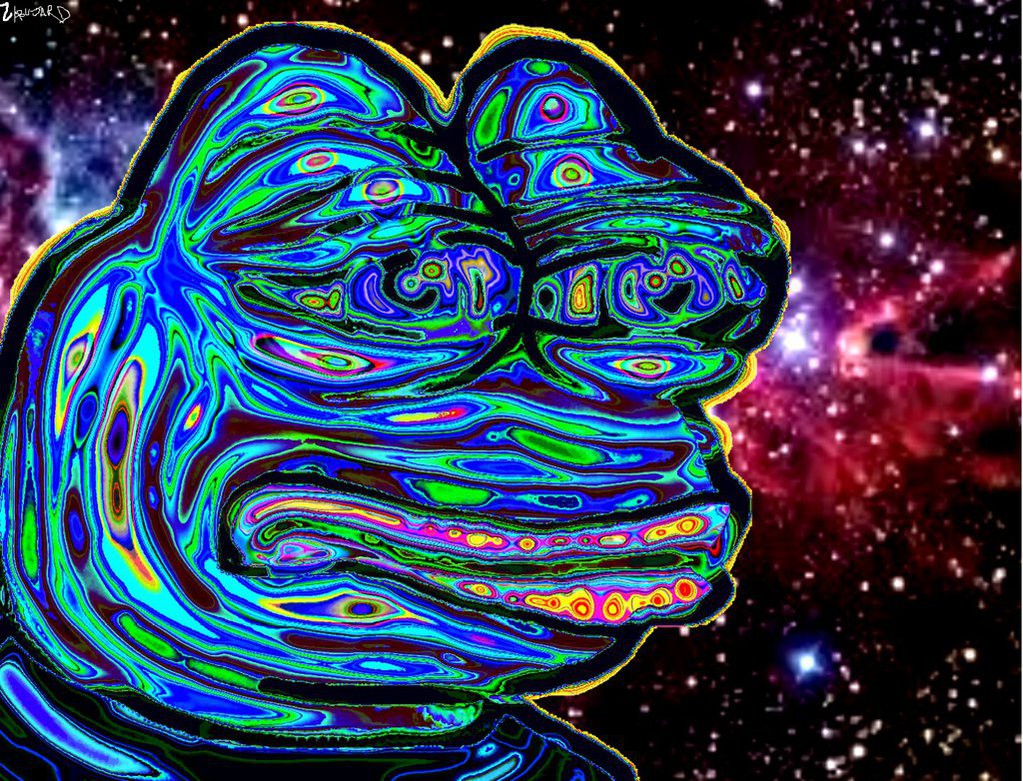 Pepe The Frog Sad Space