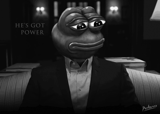 Pepe The Frog He's got power