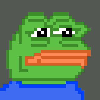 Sad Pixel Pepe - Pepe The Frog