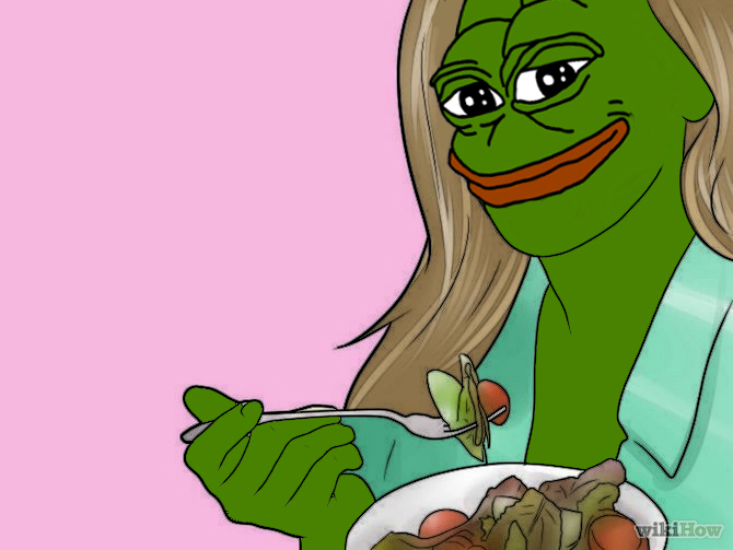 Pepe The Frog Salad