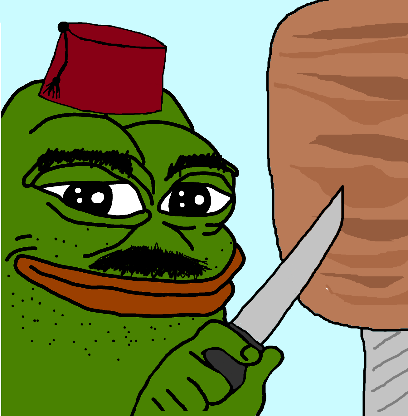Pepe The Frog Kebab