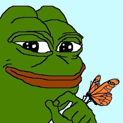Pepe The Frog Butterfly