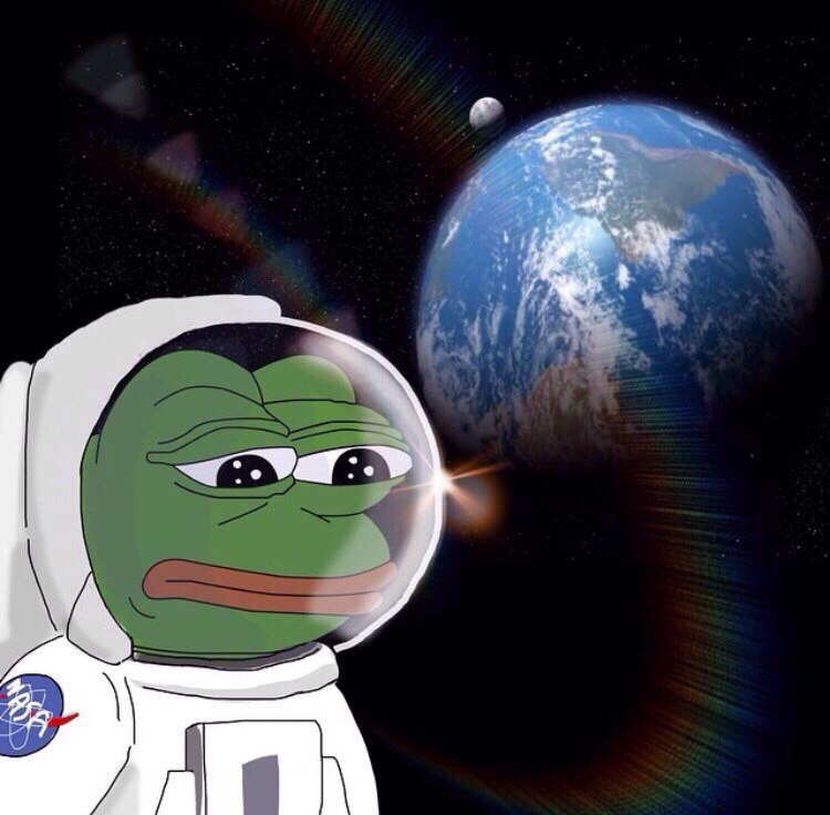 Pepe The Frog NASA Astronaut