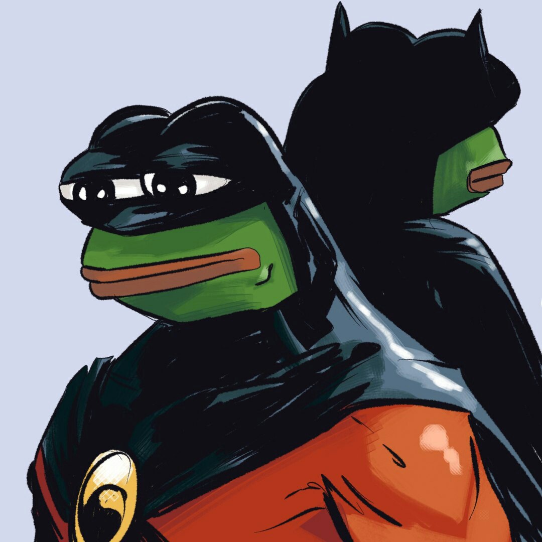 Pepe The Frog Batman and Robin