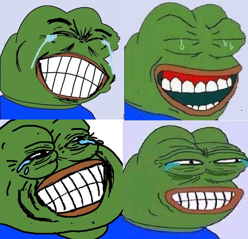 4 Laughing Pepes