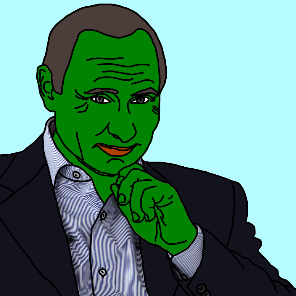 Smug Putin - Pepe The Frog