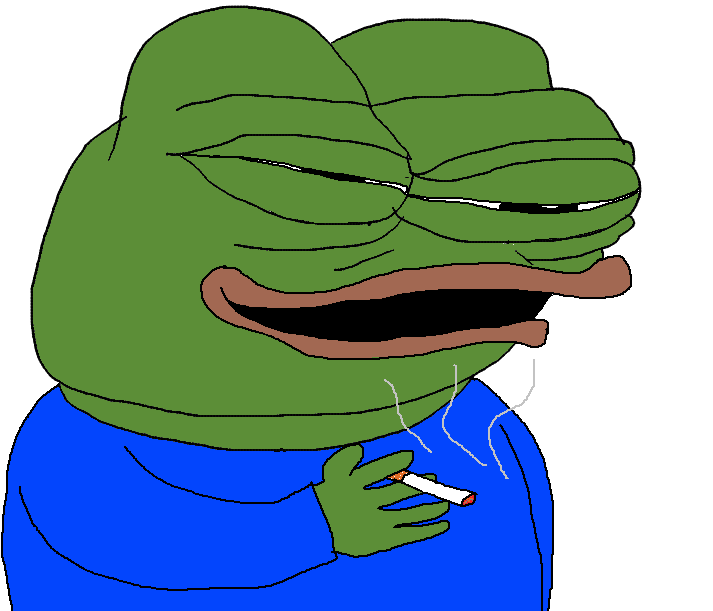 Pepe with Cigarette