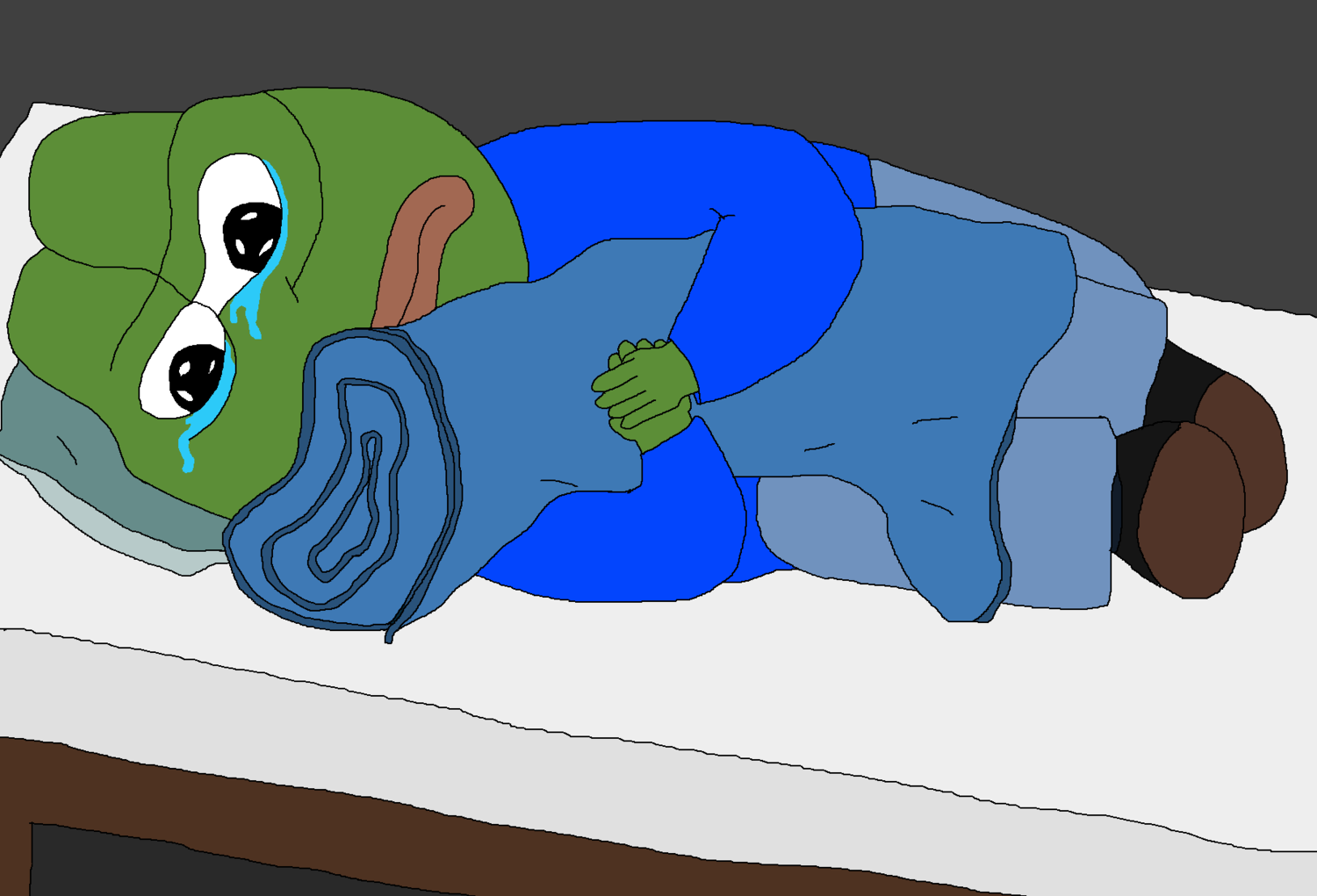 Sad Crying Pepe