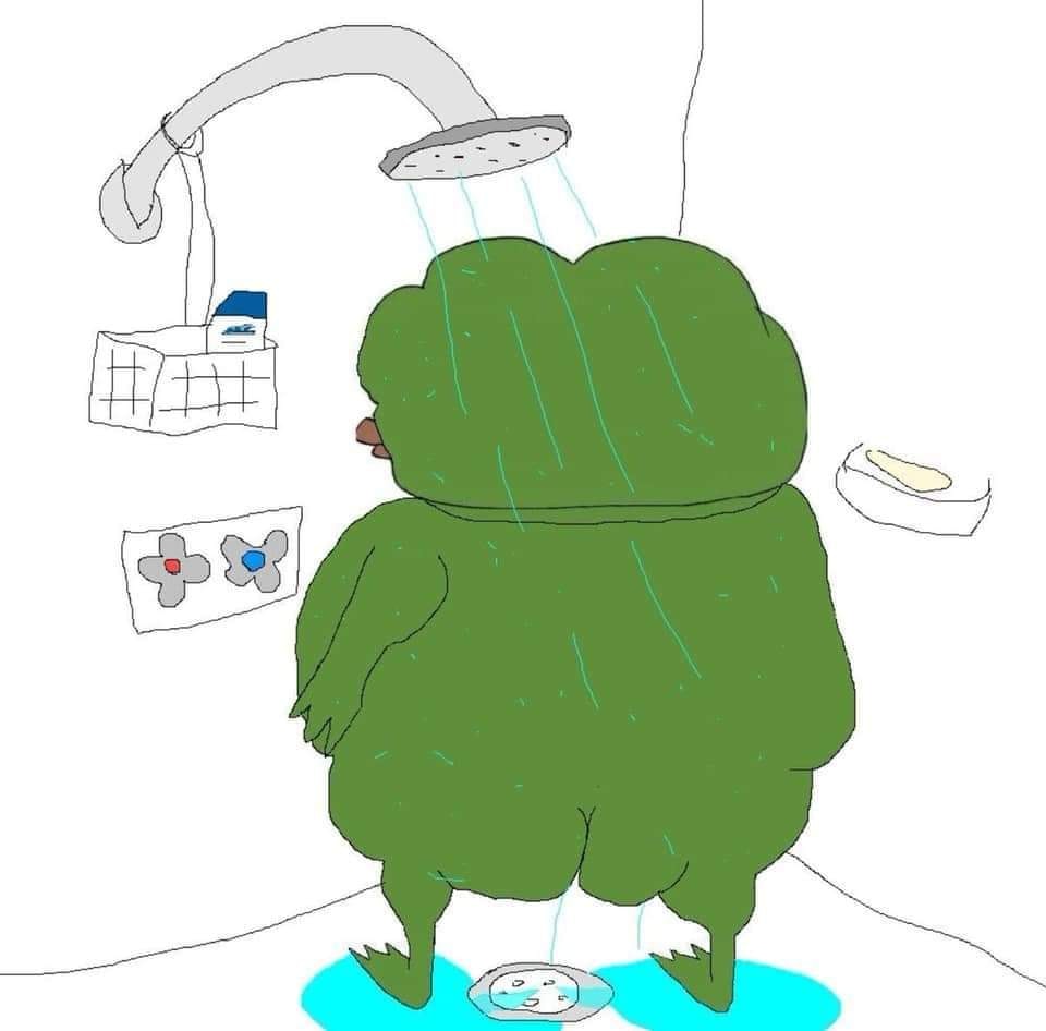 Shower Pepe