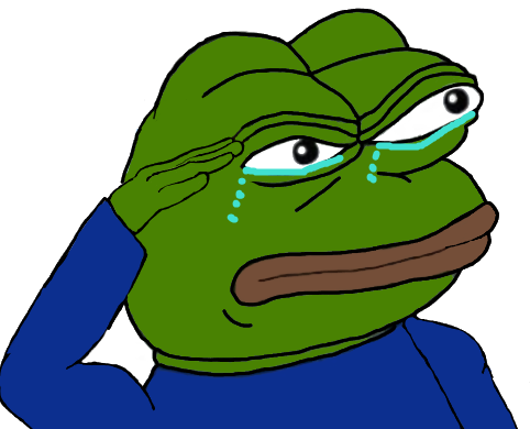 Crying Salute Pepe