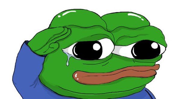 Sad Salute Pepe