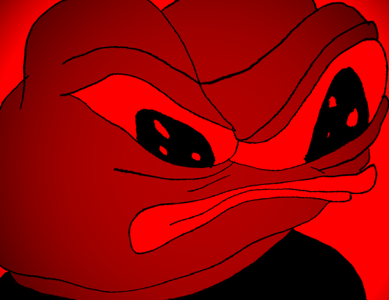 Red Angry Pepe
