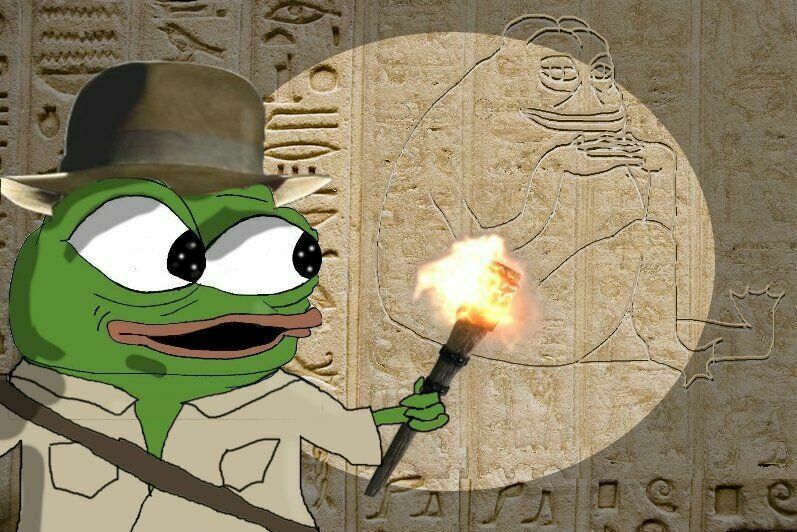 Pepe Indiana Jones Kek Tomb - Pepe The Frog